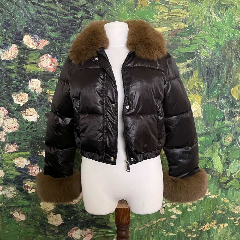 Faux Fur Puffer Coat